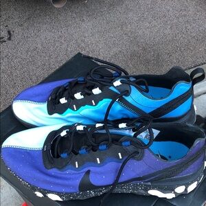 Nike Kids Purple and Blue Sneakers